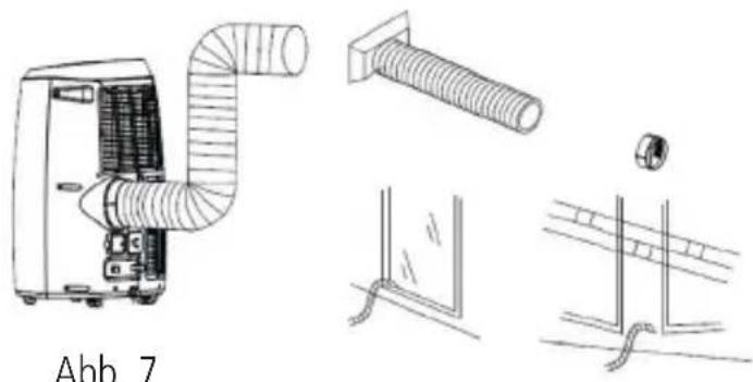Sonnenkönig Fresco 100 - Installation des Abgasschlauchs - 1