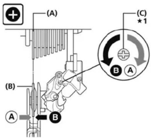Puky Skyride 243 Alu - Instellen van de derailleur (modellen met derailleur) - 2