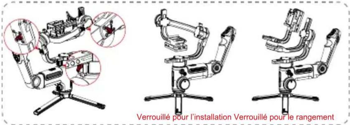 Zhiyun Crane - Installation des batteries - 2