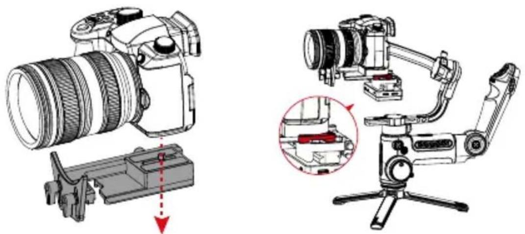 Zhiyun Crane - Installation des batteries - 3