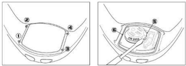 CRIVIT 1LD4597 - Replacing the watch battery - 1