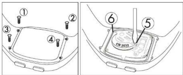 CRIVIT 1LD4677 - Replacing the watch battery - 1