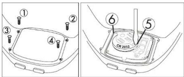 CRIVIT 1LD4677 - Sostituzione della batteria - 2