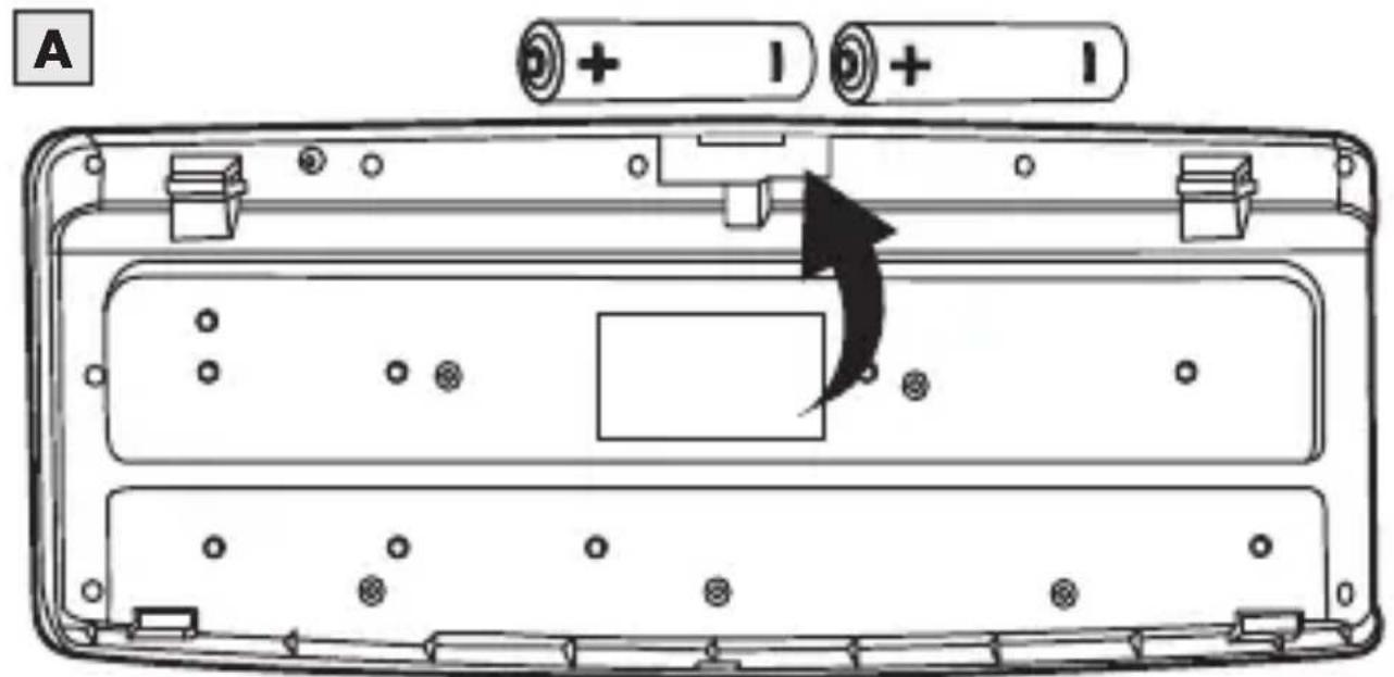 SILVERCREST SFT 2.4 A1 - Insertion/remplacement des piles - 1