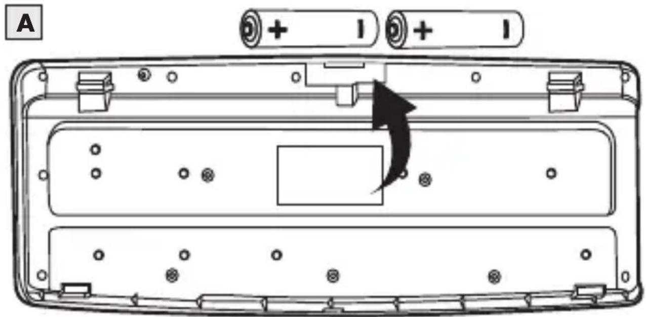 SILVERCREST SFT 2.4 A1 - Inserting / replacing the batteries - 1