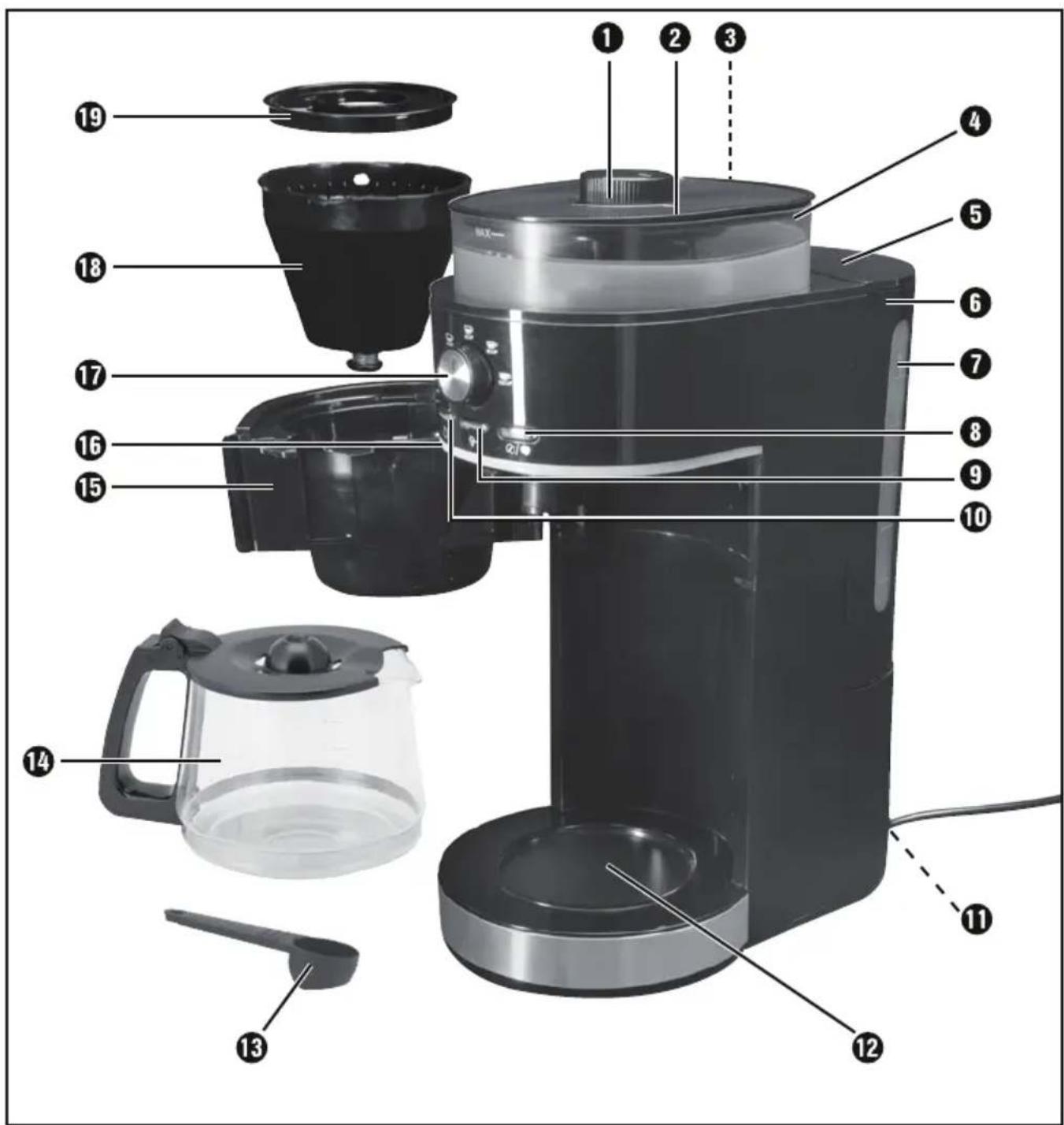 SILVERCREST SKML 1000 A1 - COFFEE MACHINE - 1