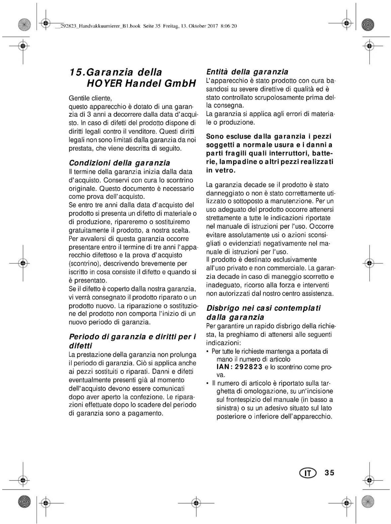 SILVERCREST SHV 12.5 A1 - Simboli tecnici - 1