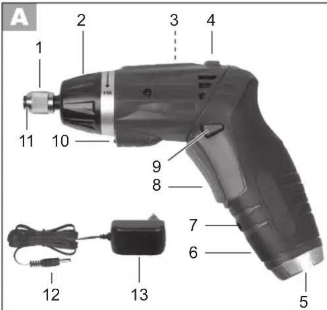 PARKSIDE PSSA 3.6 C4 - FR - 1