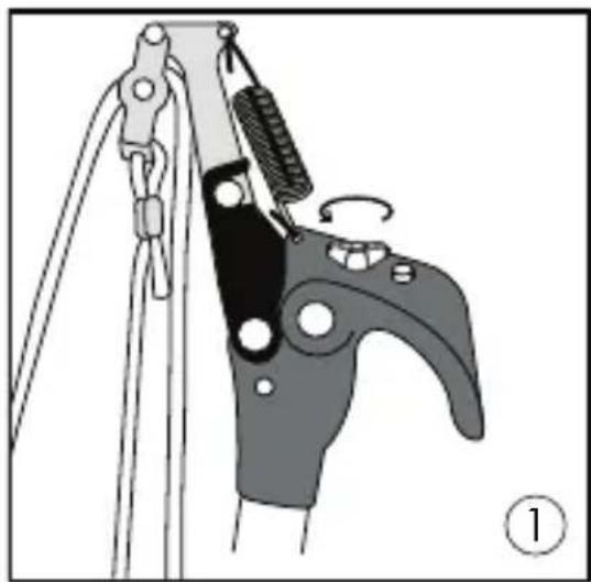 FLORABEST HG00987 - A) Sägeblatt montieren / Montage de la lame de scie / Montaggio della lama da sega - 1