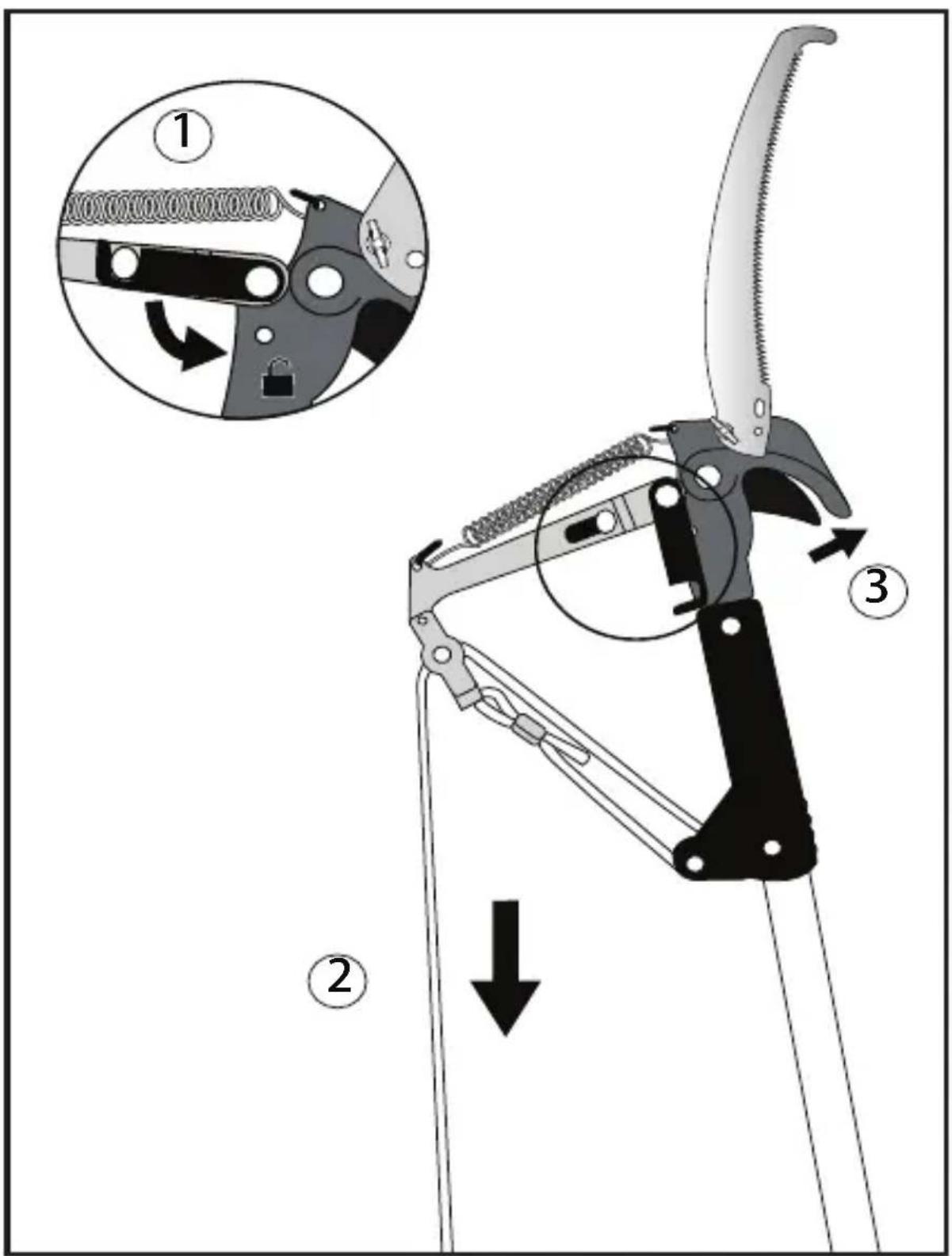 FLORABEST HG00987 - B) Verwendung des Schneidmessers / Utilisation de la lame coupante / Uso del coltello da taglio - 1