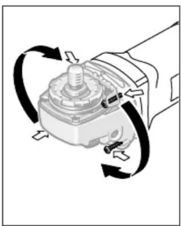 BTI WKS 125 VRE - Getriebekopf drehen - 1