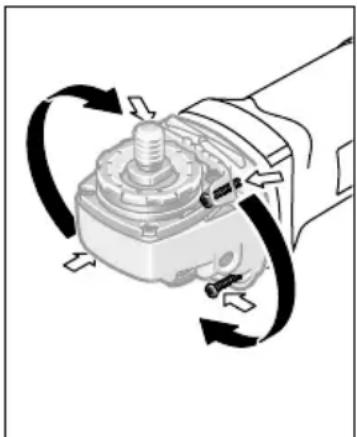 BTI WKS 125 VRE - Поворот редукторной головки - 1