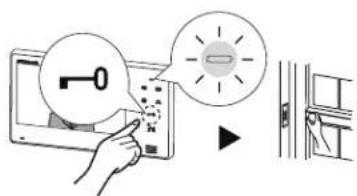 Aiphone JOS1F - Attivazione del rilascio del blocco porta - 1