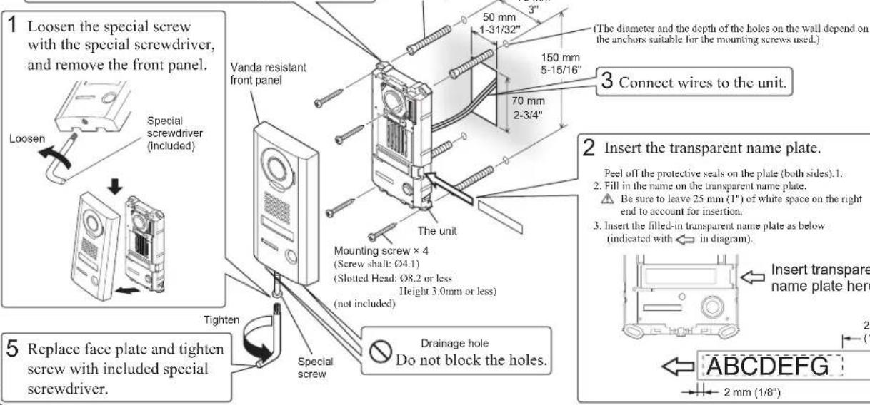 Aiphone JOS1F - JO-DV - 1