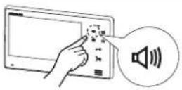 Aiphone JOS1F - Ajuste del volumen del tono de llamada - 1