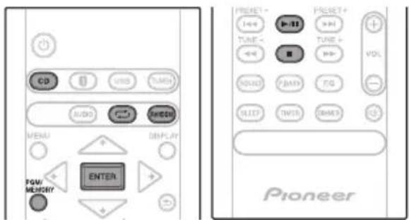 PIONEER XHM26DB - Weitere Wiedergabe von CDs oder MP3-Discs - 1
