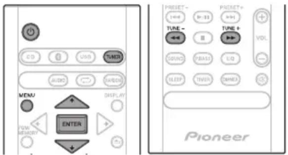 PIONEER XHM26DB - Listening to FM (For European models)/Listening to FM or AM (For North American models) - 1