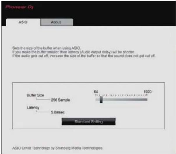 PIONEER XDJRX2 - Cliquez sur I'onglet [ASIO]. - 1