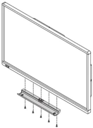 SHARP PN60TW3A - Fixation du plateau - 1