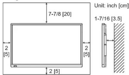 SHARP PN60TW3A - MOUNTING PRECAUTIONS - 1