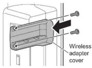 SHARP PN60TW3A - Connecting the wireless adapter - 3