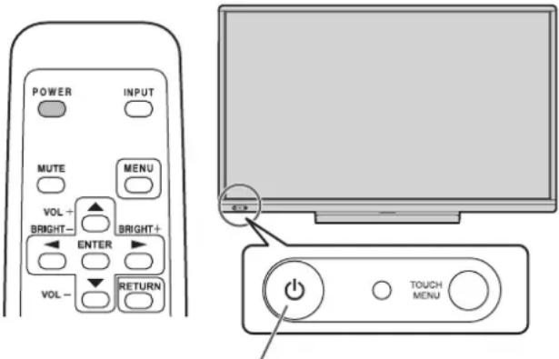 SHARP PN60TW3A - Einschalten - 1