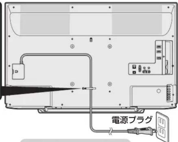 SHARP Aquos 45W5 - 錄画予約設定時や錄画中は本体の電源木た夕 に電源才にしてください - 1