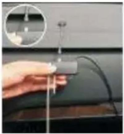 LENCO DAC100 - Installa on der Magnet-Antenne - 3