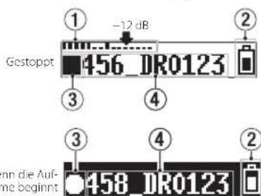 TASCAM DR10L - Die Aufnahme beenden - 1