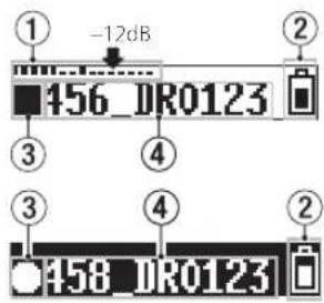 TASCAM DR10L - rmare la registrazione - 1