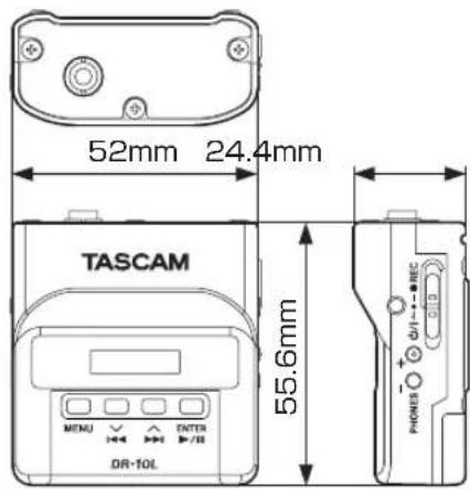 TASCAM DR10L - Betriebstemperaturbereich - 1