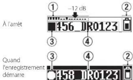 TASCAM DR10L - Rét de l'enregistrement - 1