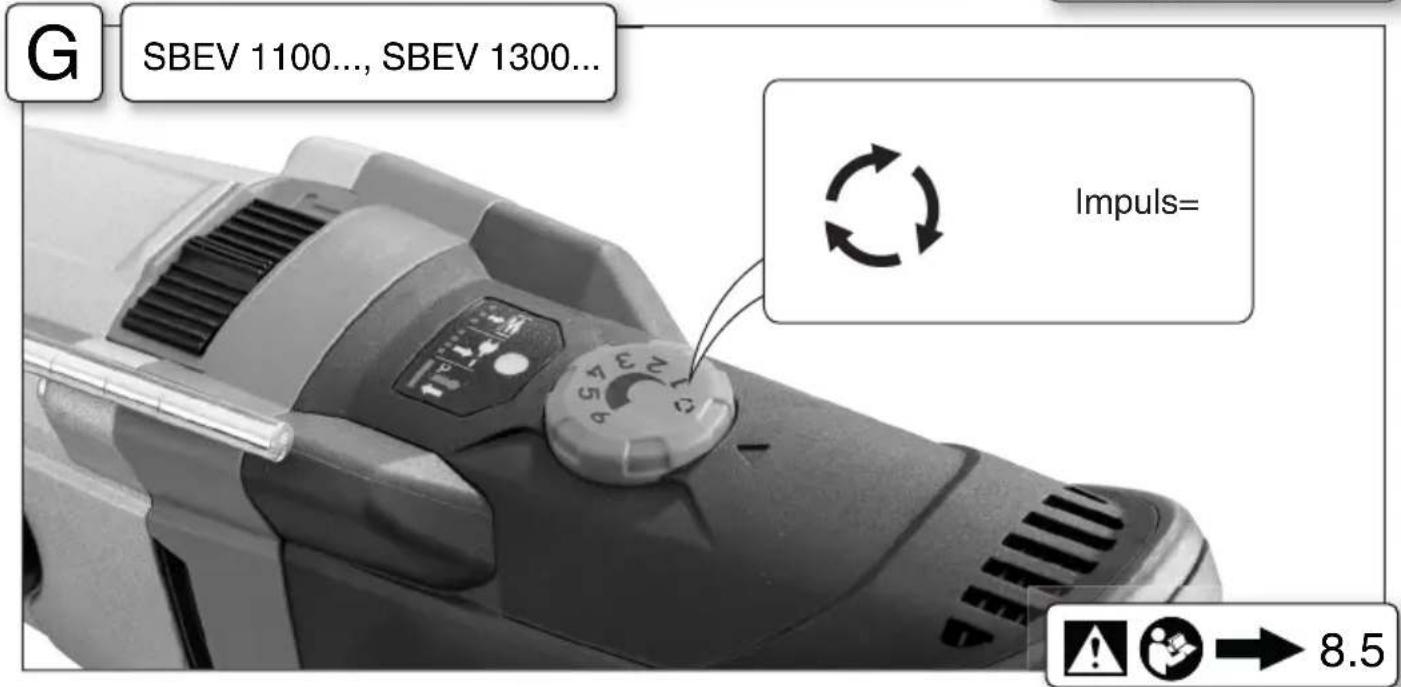 METABO SBE 8502 - A - 17