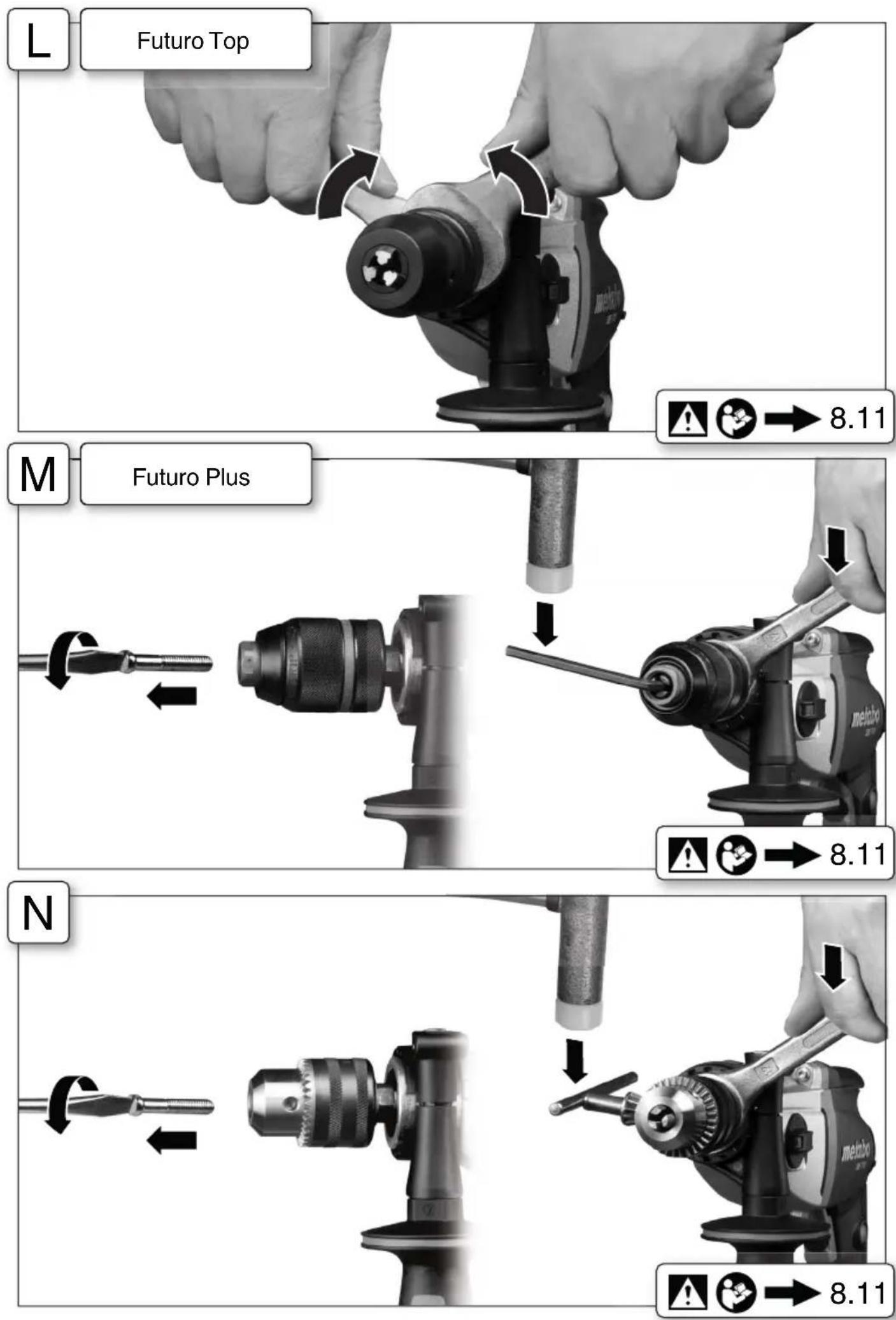 METABO SBE 8502 - A - 22