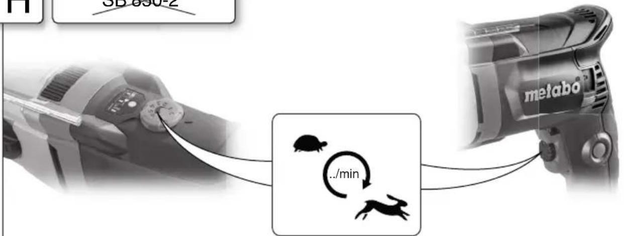 METABO SBE 8502 - A - 18