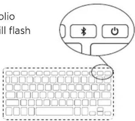 Zagg ID8BSFBBG - PAIRING YOUR MESSENGER FOLIO - 1