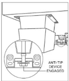 ANTI-TIP DEVICE ENGAGED