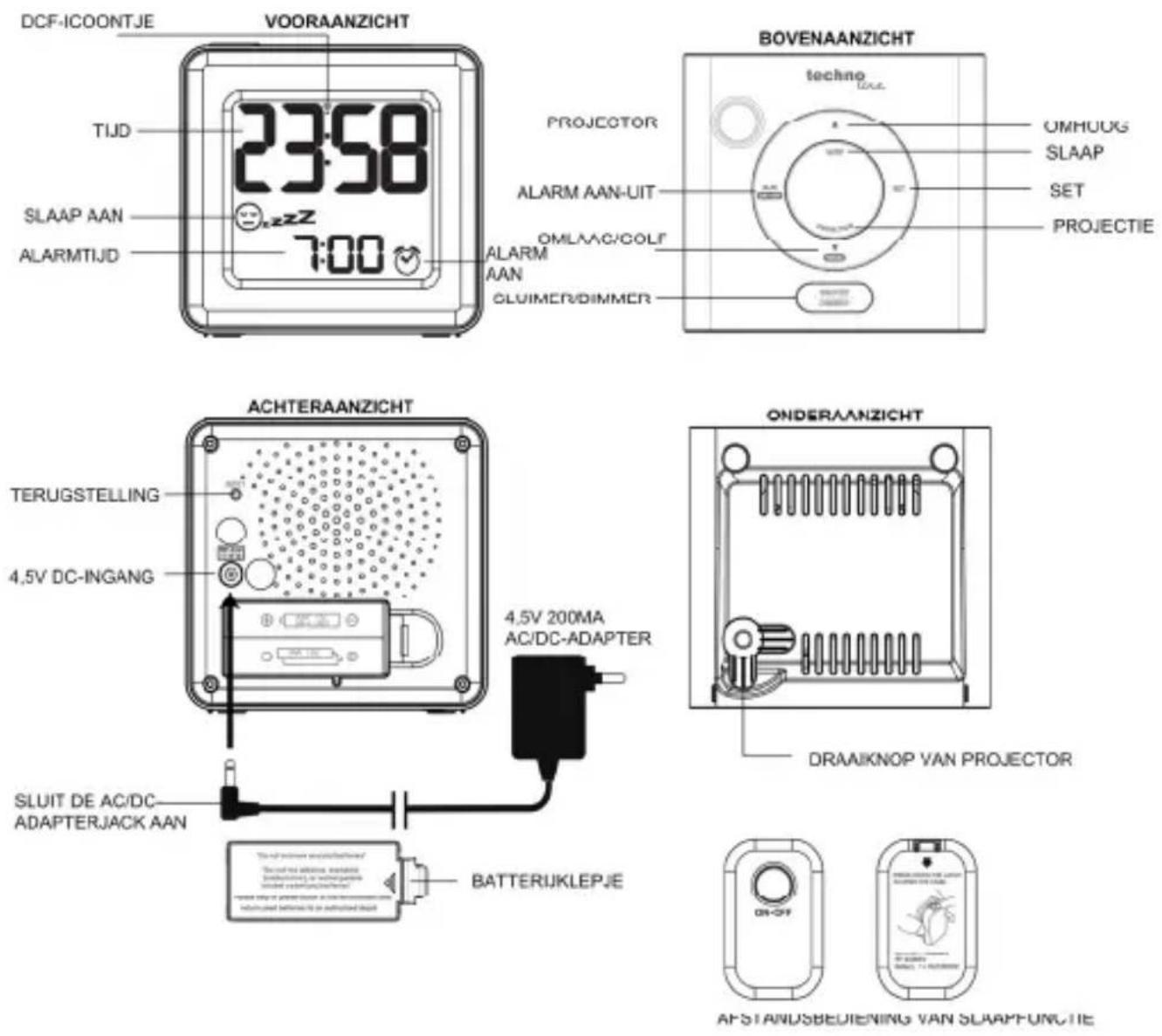 TECHNOLINE Dream Mate Pro - DreamMatePro Gebruiksaanwijzing - 1