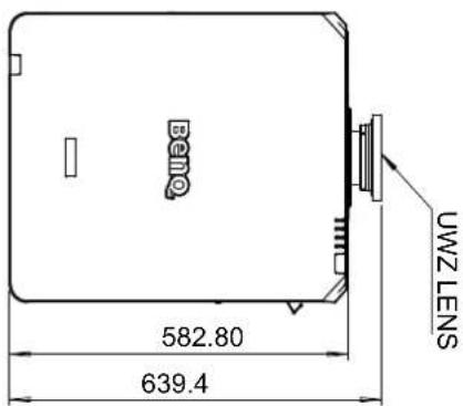BENQ LU9915 - 可选镜头尺寸 - 3