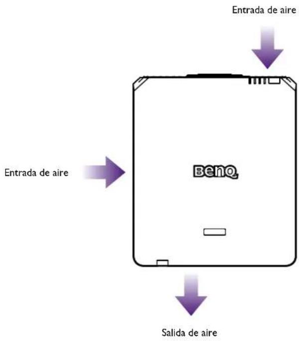 BENQ LU9915 - Ilustración de ventilación - 1