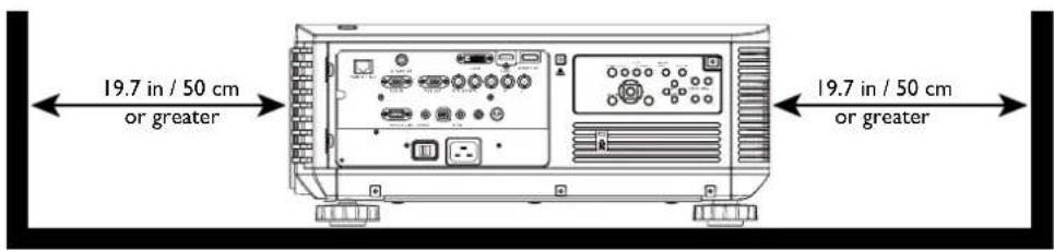 BENQ LU9915 - Exhaust vent requirements - 2