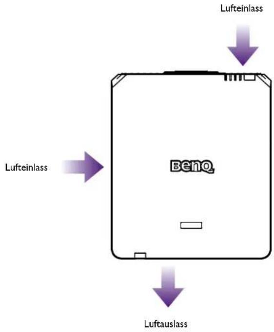 BENQ LU9915 - Lüftungsabbildung - 1