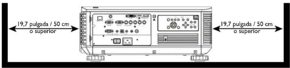BENQ LU9915 - Requisitos de la rejilla de ventilación - 2
