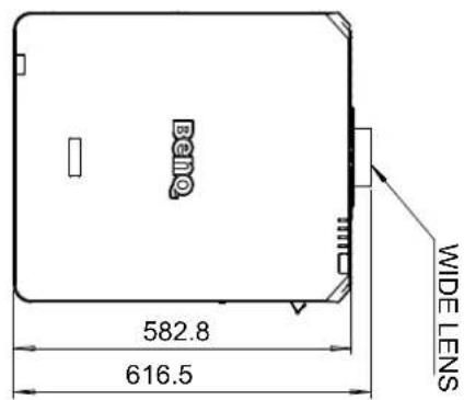 BENQ LU9915 - 可选镜头尺寸 - 4