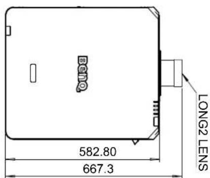 BENQ LU9915 - Dimensioni obiettivo ottico - 8