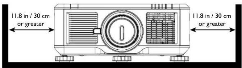 BENQ LU9915 - Exhaust vent requirements - 1