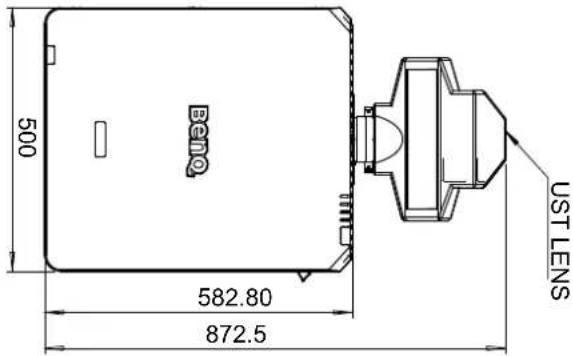 BENQ LU9915 - 選購鏡頭尺寸 - 1