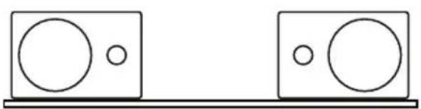 ALESIS Elevate 4 - Orientation des haut-parleurs - 2