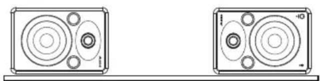 ALESIS Elevate 5 MKII - Ausrichtung der Laufsprecher - 2