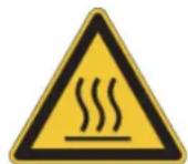 CASO CB2200 - Danger du à une surface chaude! - 1